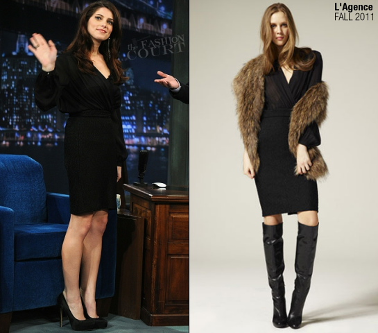 Ashley Greene in L'Agence | 'Late Night with Jimmy Fallon'