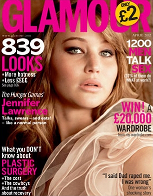 Cover Girl: Jennifer Lawrence Shows Off Her Softer Side for Glamour UK!