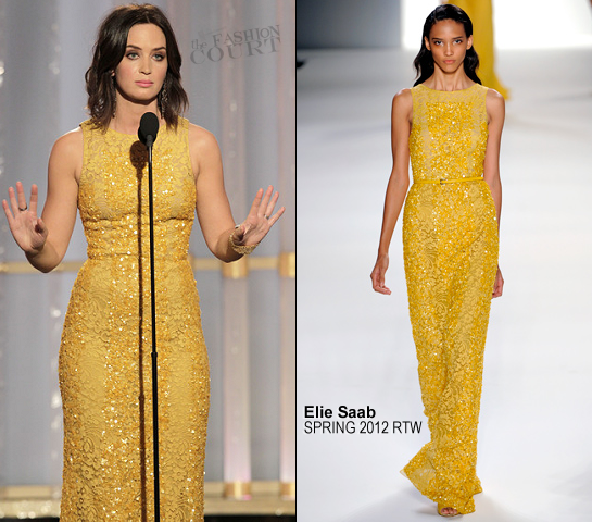 Emily Blunt in Elie Saab | 69th Annual Golden Globe Awards