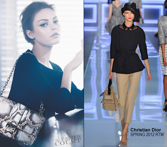 Mila Kunis: The New Face of Christian Dior Gets Dolled Up For Ad Campaign!